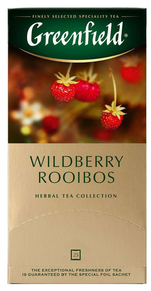 

Чай травяной Greenfield Wildberry Rooibos, 25x1,5 г