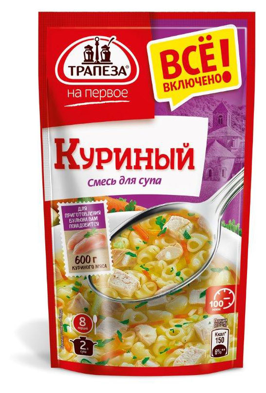 

Смесь для супа Трапеза Куриный На Первое, 115 г