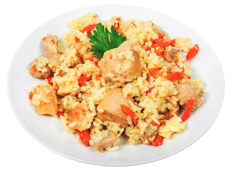 

Плов АШАН с курицей, вес