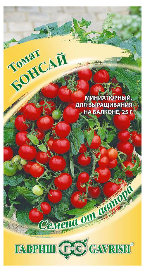 

Семена Томат Гавриш Бонсай балконный, 0,05 г