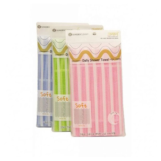 

Мочалка Sung Bo Cleamy Clean&Beauty Daily жесткая 28х90см, 1 шт, в ассортименте