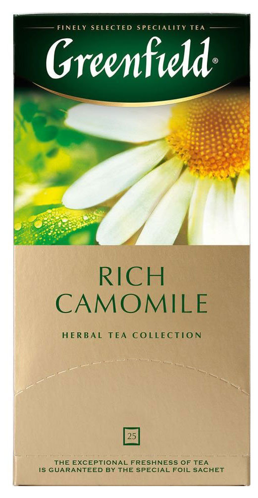 

Чай травяной Greenfield Rich Camomile, 25x2 г