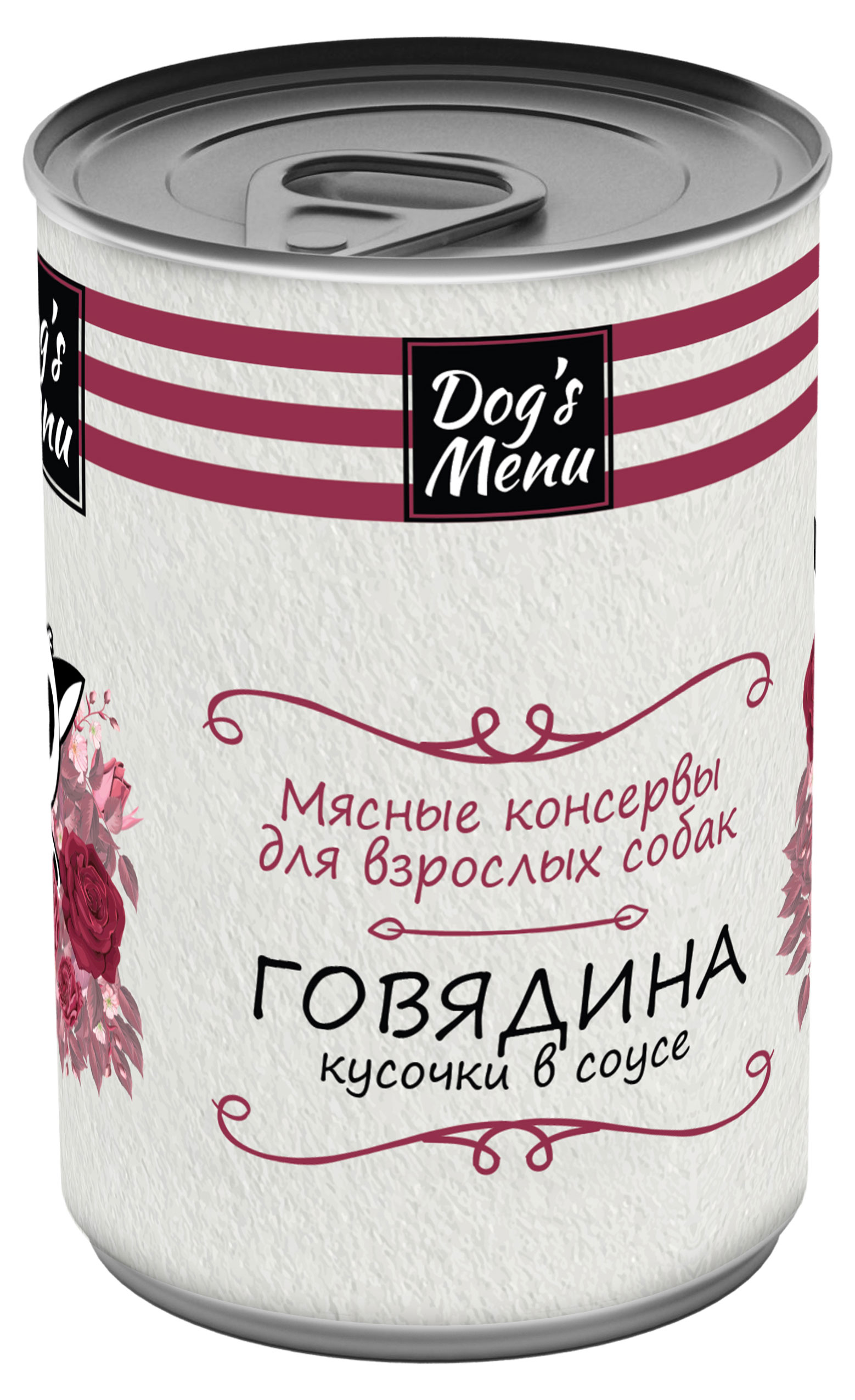 

Консервы для взрослых собак Dog`s Menu с говядиной кусочки в соусе, 340 г