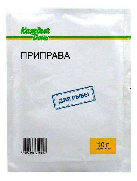 Изображение товара Приправа «Каждый День» для рыбы, 10 г