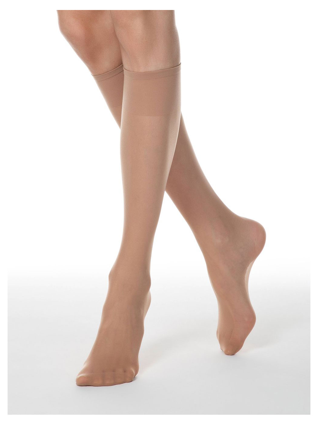 Изображение товара Гольфы Conte Elegant 20 ден natur 2 пары повседневные тонкие эластичные