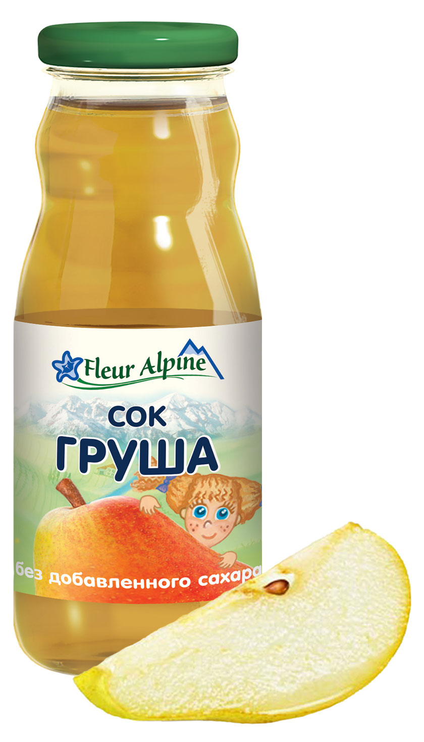 

Сок детский осветленный Fleur Alpine грушевый, с 4 месяцев, 200 мл