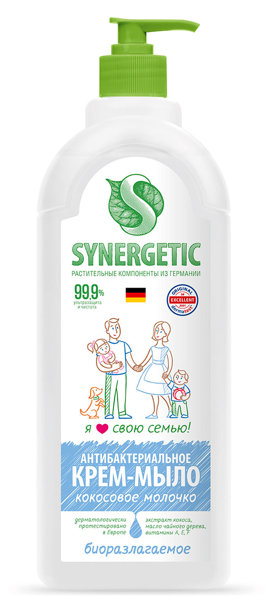 

Жидкое мыло Synergetic Кокосовое молочко, 1 л