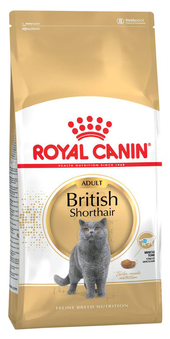 

Сухой Сухой корм для кошек Royal Canin British Shorthair 34 Британская короткошерстная старше 12 мес, 4 кг