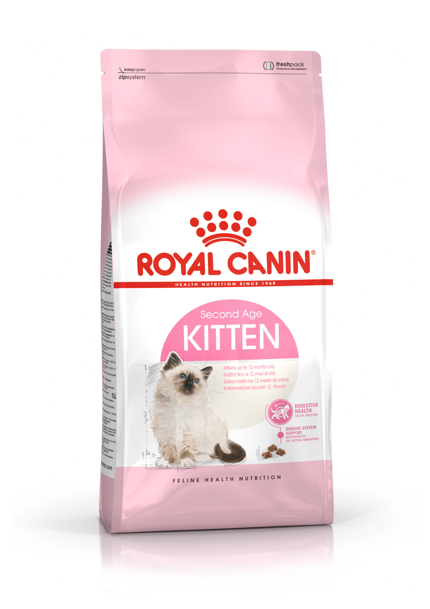 

Сухой Сухой корм для котят Royal Canin Kitten в возрасте до 12 месяцев, 400 г