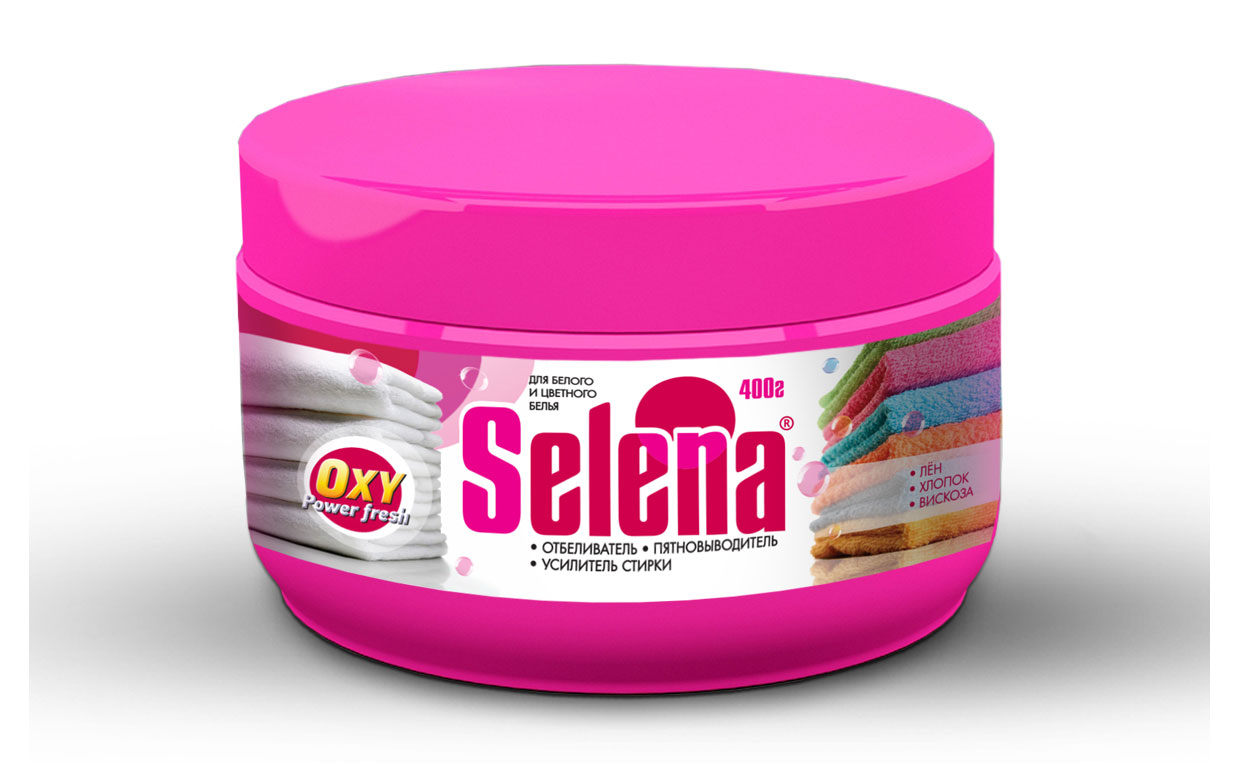 

Отбеливатель для белья, усилитель стирки Selena, 400 г