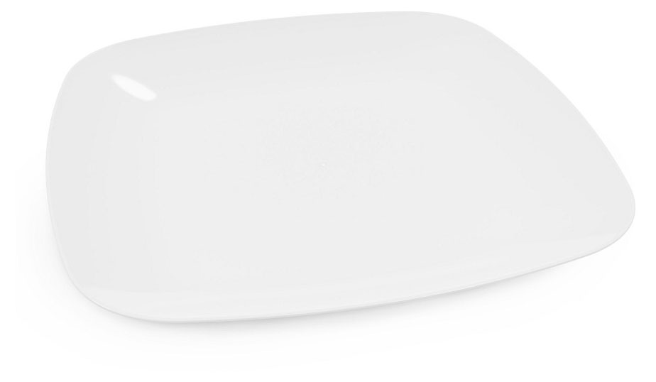 

Тарелка Альтернатива Квадро плоская белая, 22 см