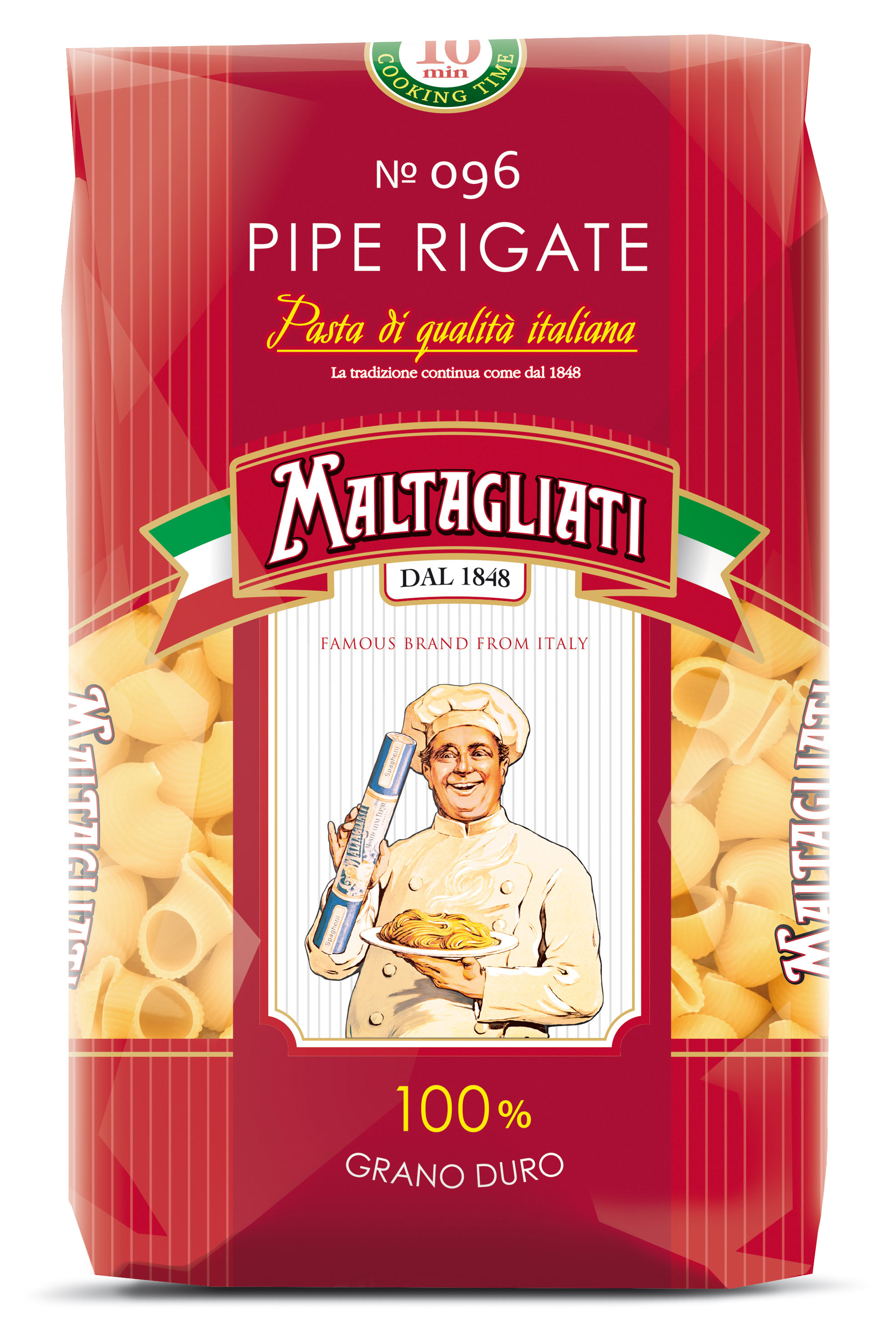 

Макаронные изделия Maltagliati Рожок крупный 096, 450 г