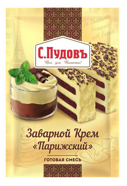 

Крем заварной С.Пудовъ Парижский, 130 г