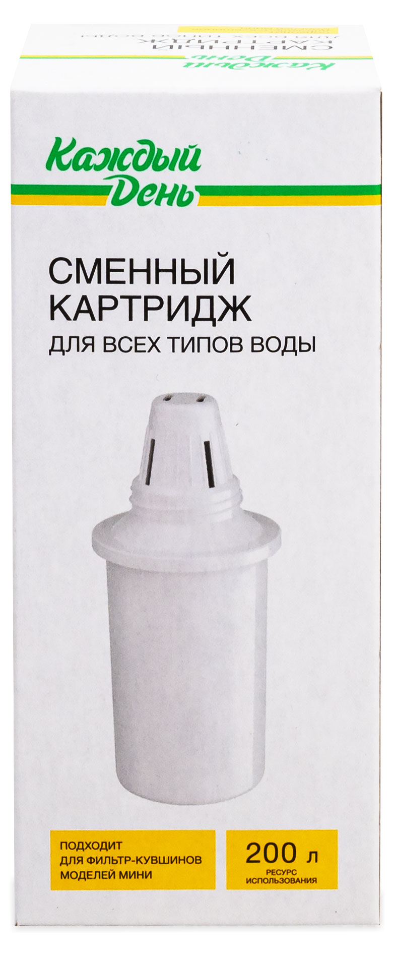 

Сменный картридж для всех типов воды Каждый день, 200 мл