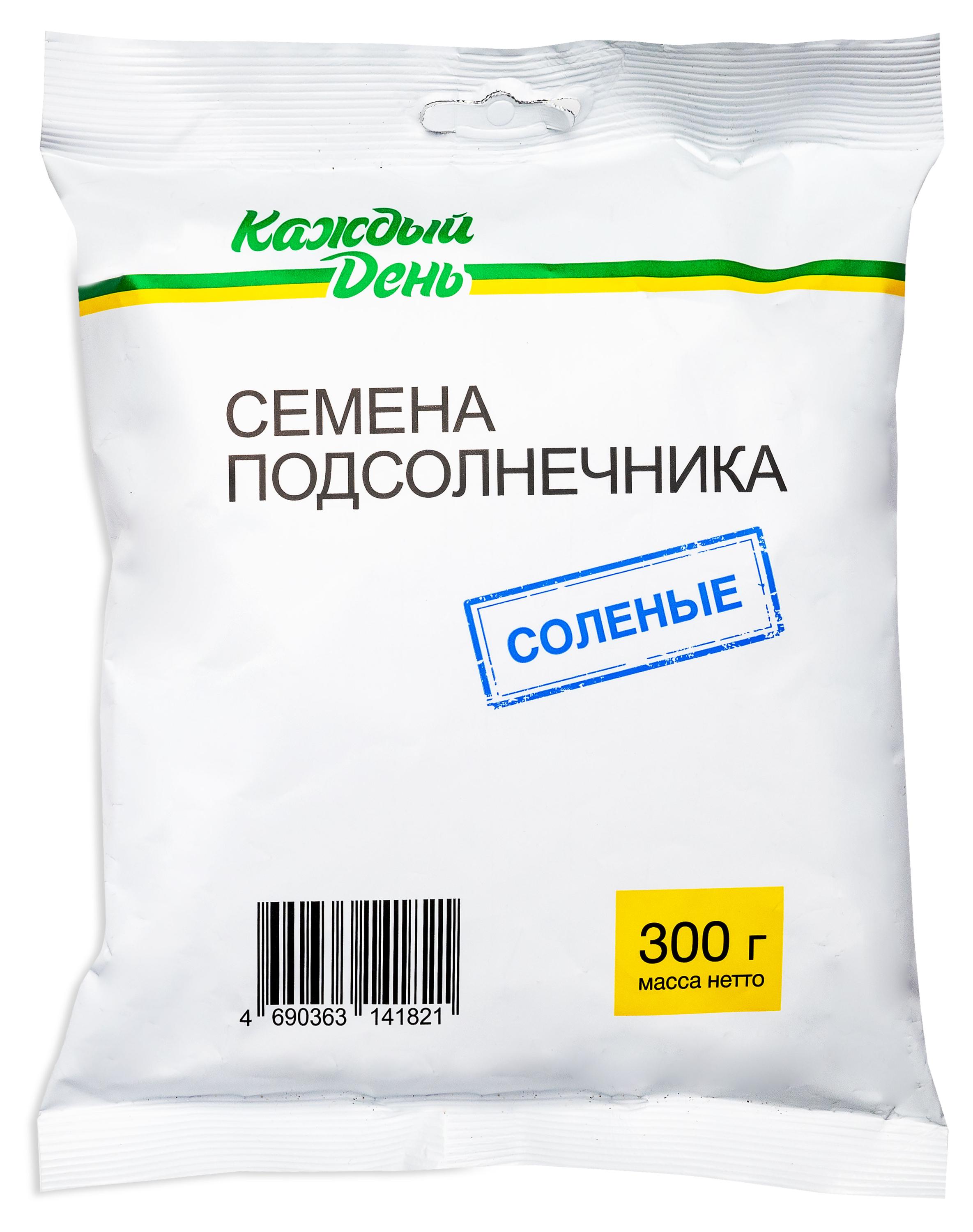 

Семена подсолнечника Каждый День соленые, 300 г
