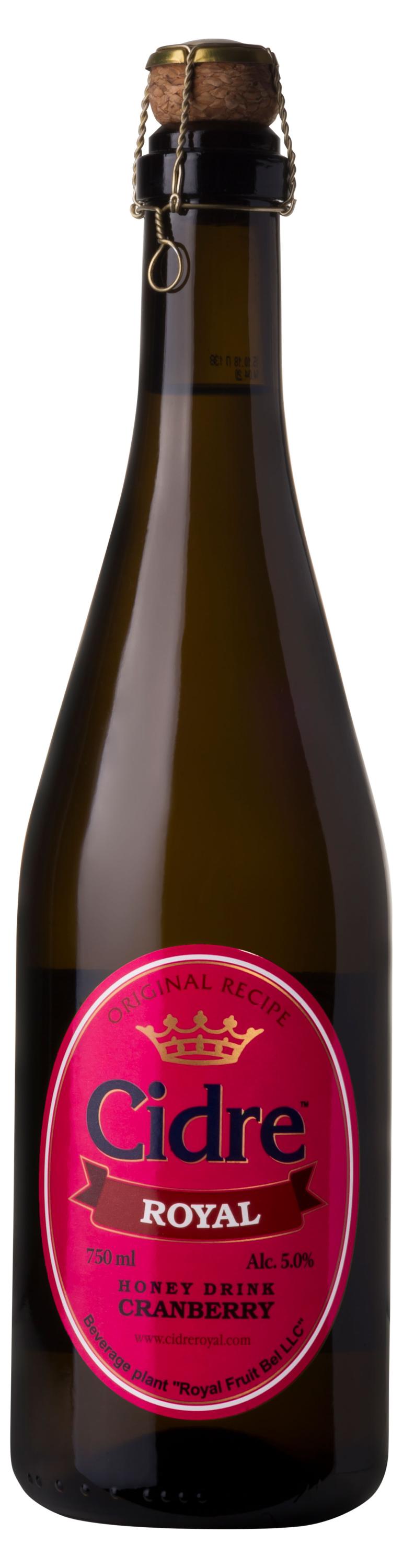 

Медовуха Cidre Royal Клюквенная, 750 мл