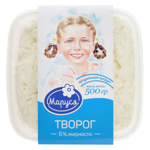 

Творог рассыпчатый Маруся 5% БЗМЖ, 500 г