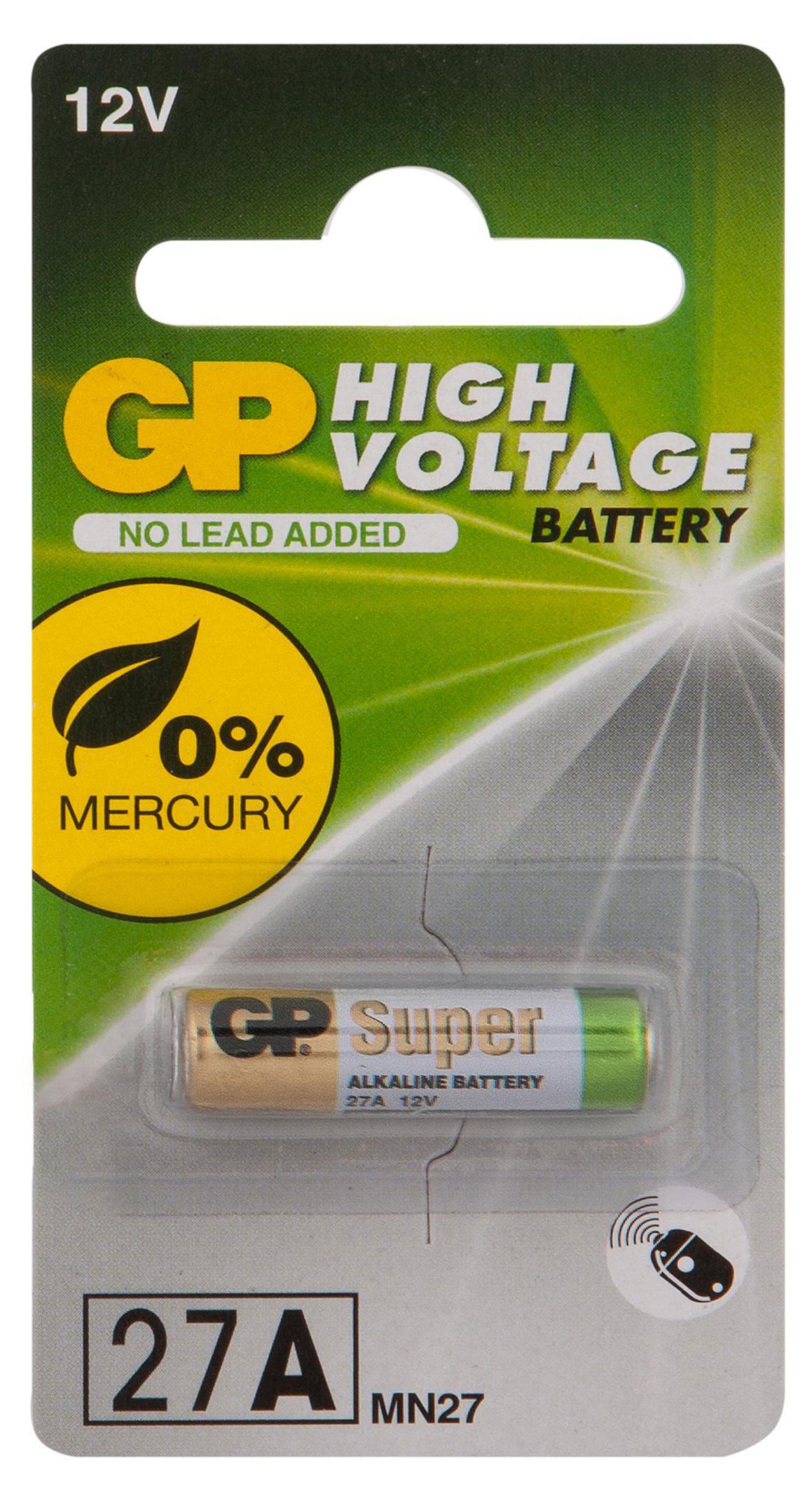 

Батарейка GP High Voltage 27A, 1 шт