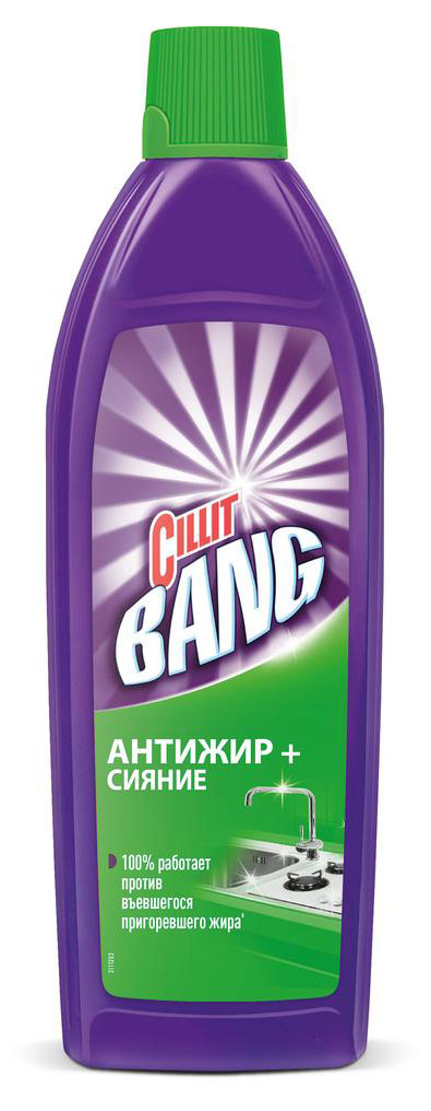 

Чистящее средство Сillit Bang Антижир + Сияние, 750 мл