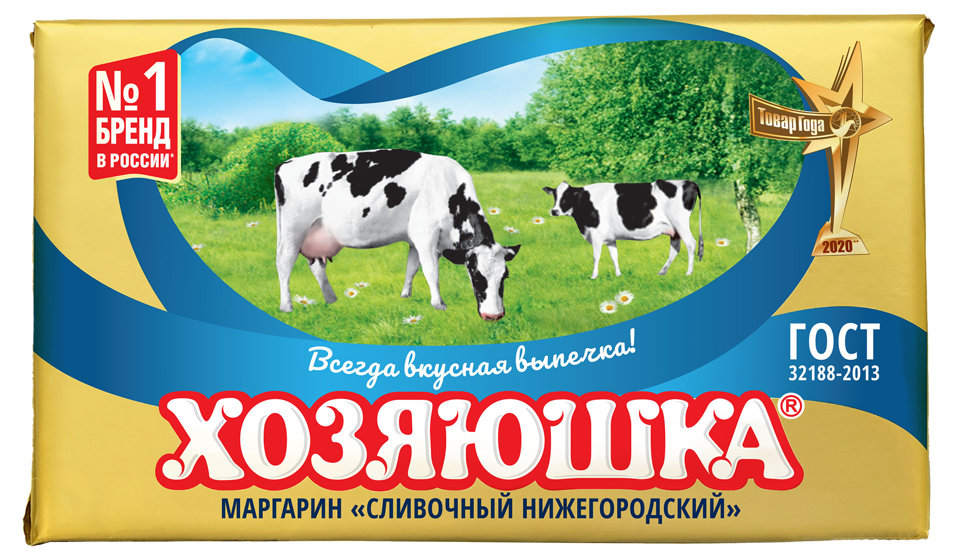 

Маргарин сливочный Хозяюшка Нижегородский халяль 60%, 400 г