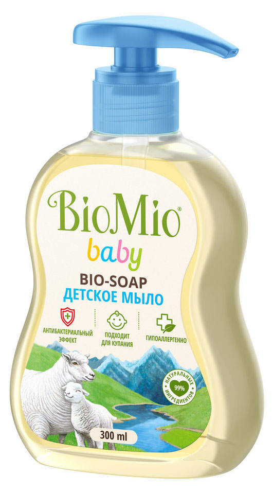 Изображение товара Детское жидкое мыло BioMio Baby Bio-Soap, 300 мл