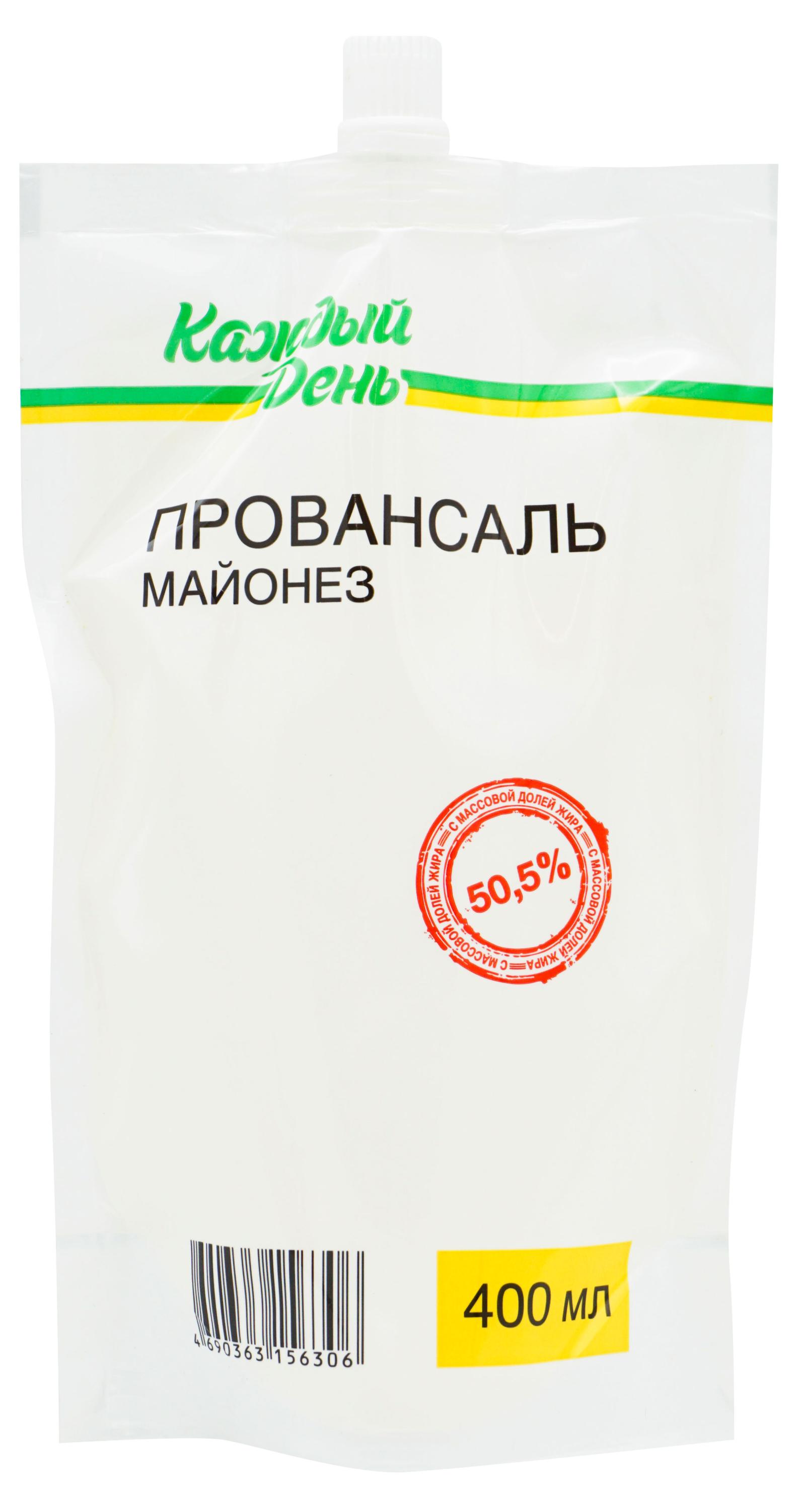 

Майонез Каждый День Провансаль 50,5%, 400 мл