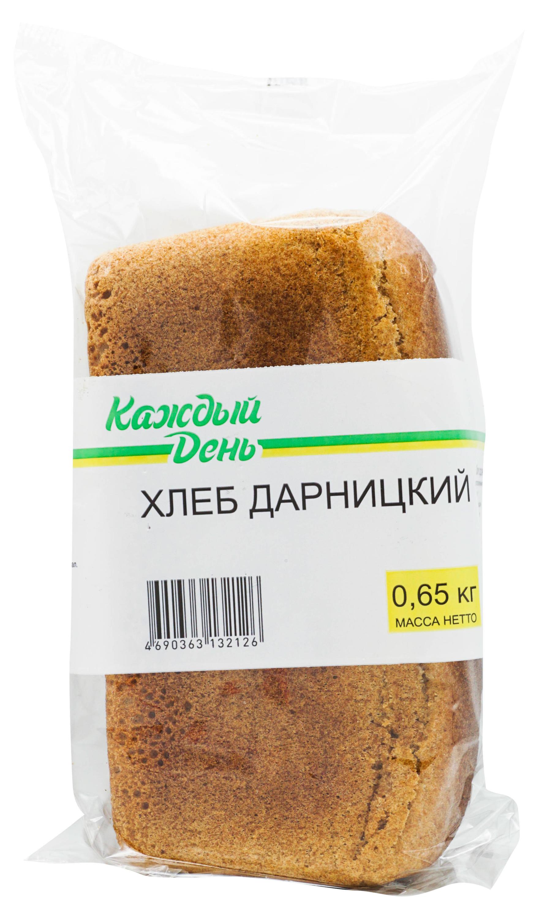 

Хлеб ржано-пшеничный Каждый день Дарницкий без сахара, 650 г