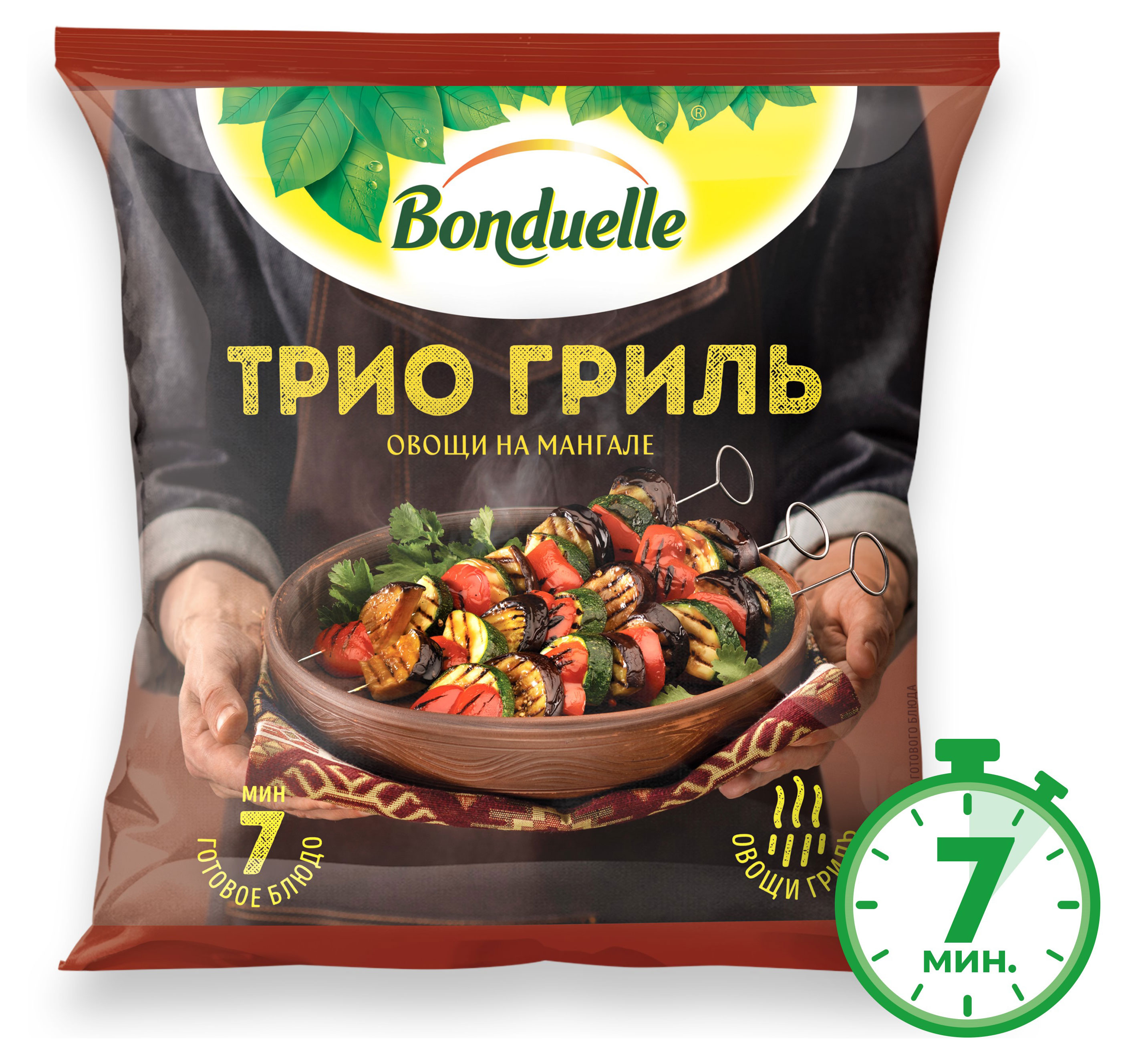 

Смесь овощная Bonduelle Трио Гриль замороженная, 400 г
