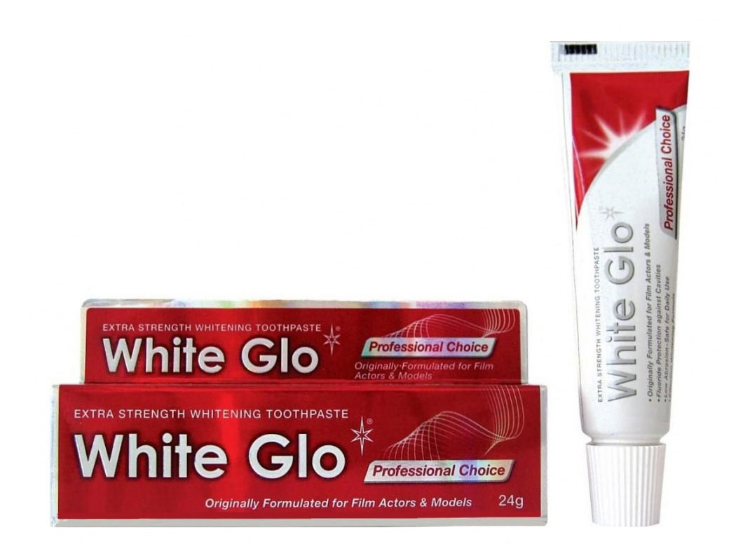 

Зубная паста White Glo профессиональный выбор отбеливающая, 24 г