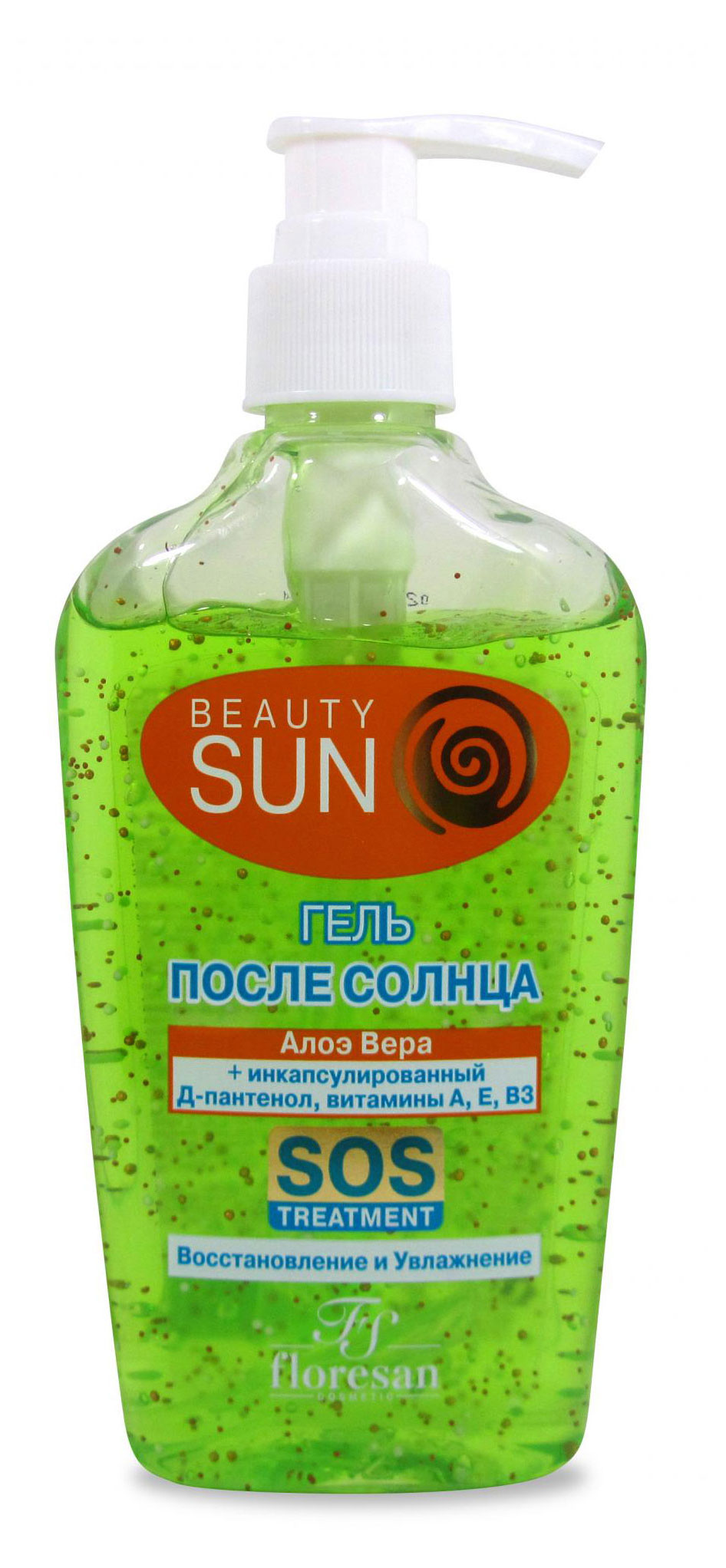 

Гель после солнца Floresan SOS Treatment с алоэ вера, 220 мл