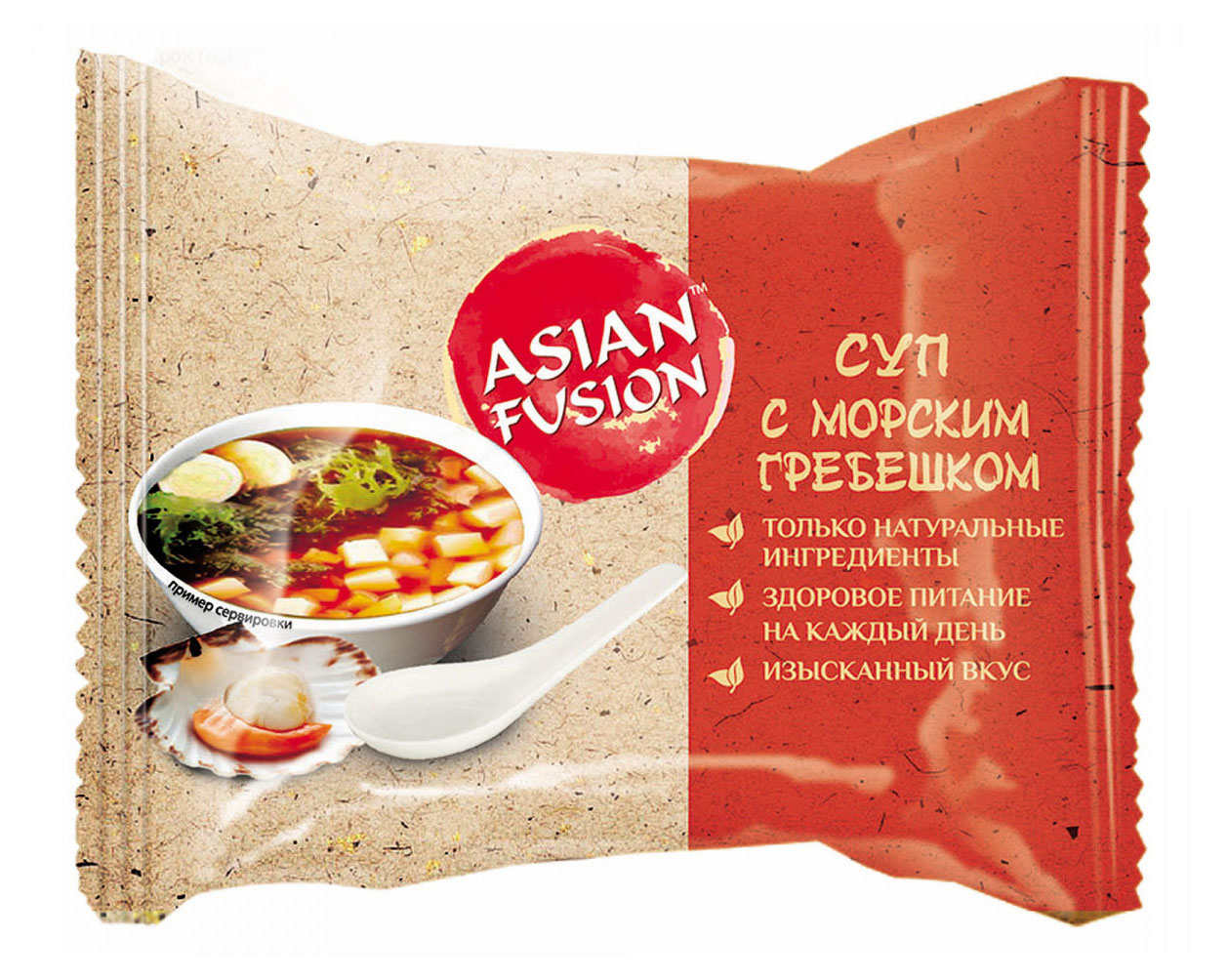 

Суп Asian Fusion с морским гребешком, 12 г