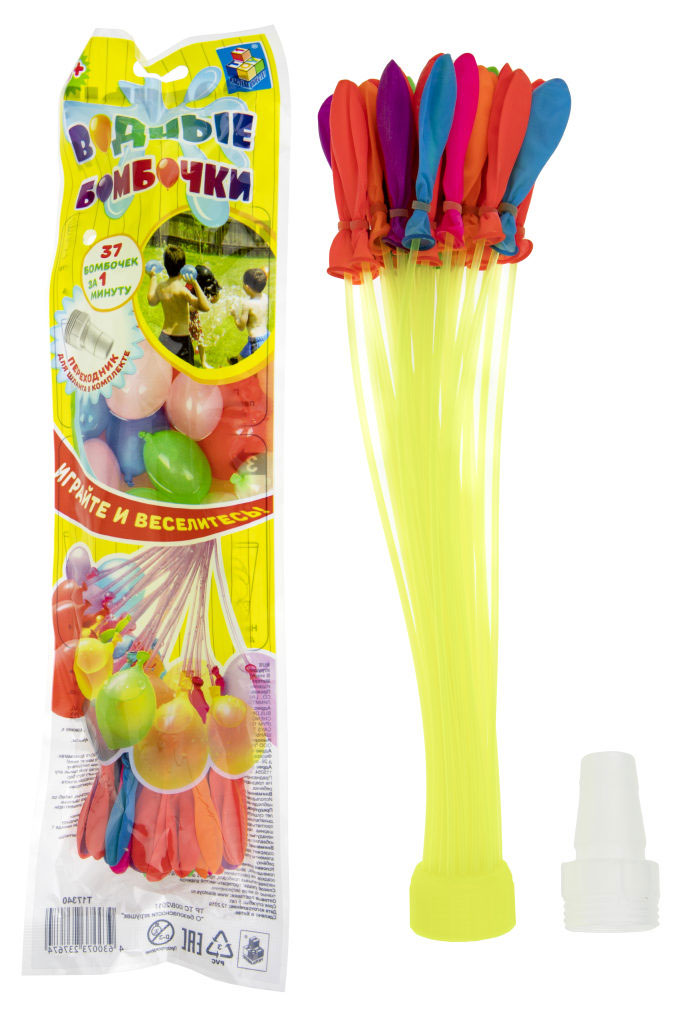 

Водные бомбочки 1TOY, 37 шт