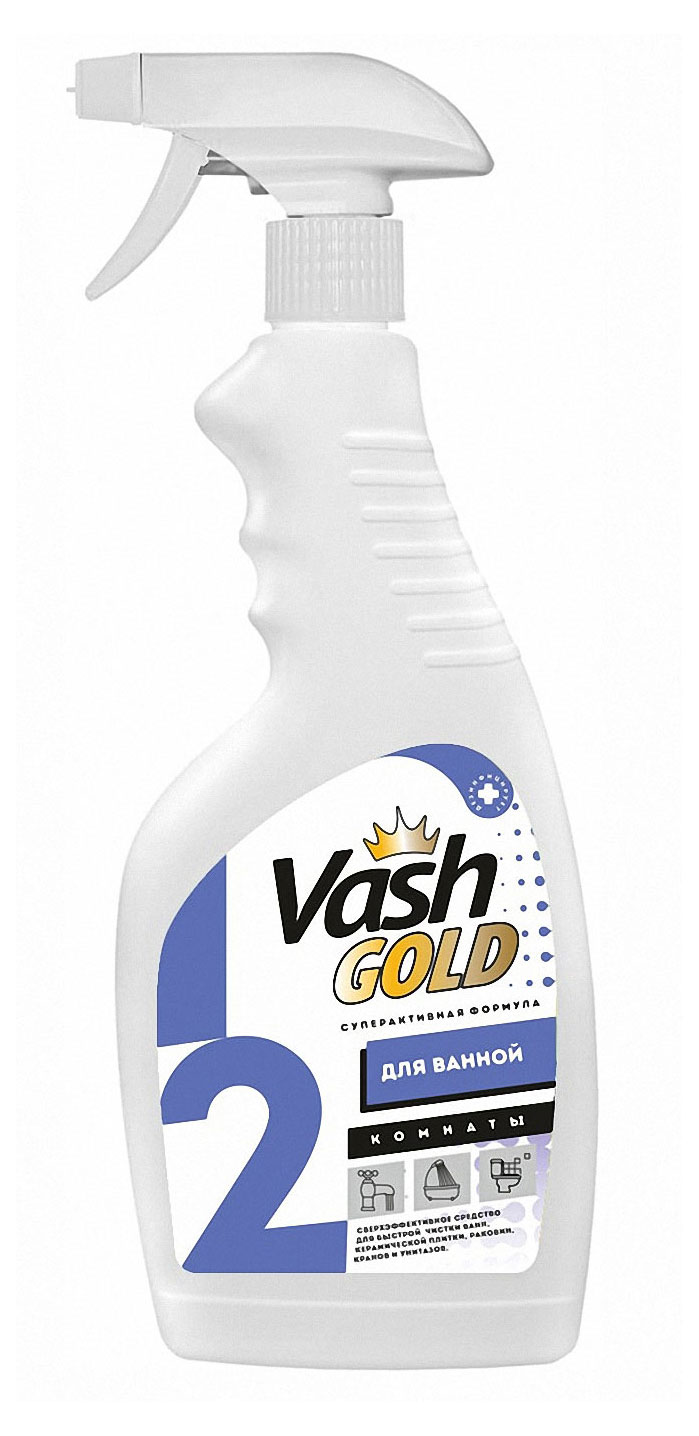 

Спрей для чистки ванной комнаты Vash Gold, 500 мл