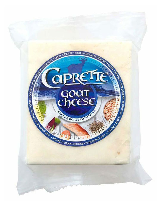 

Сыр полутвердый из козьего молока Caprette Капретте кусок 50% БЗМЖ, 140 г