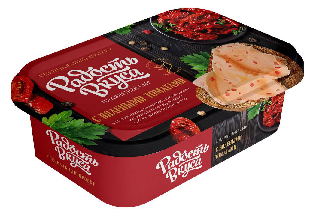 

Сыр плавленый Радость вкуса с вялеными томатами 45% БЗМЖ, 180 г