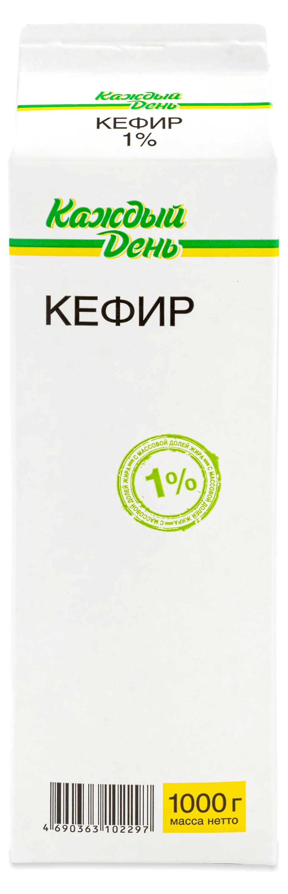 Изображение товара Кефир «Каждый день» 1% БЗМЖ, 1 л