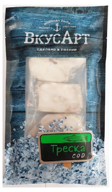 

Треска замороженная Вкус Арт стейки, 500 г