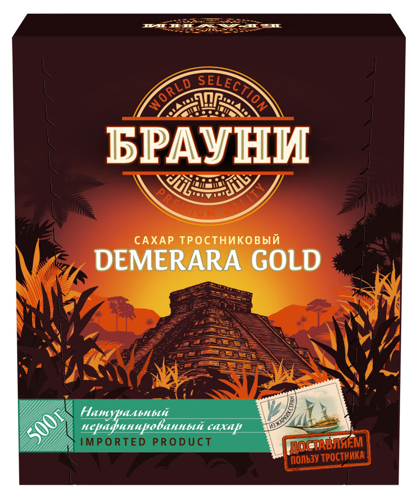 

Сахар тростниковый Брауни Демерара, 500 г