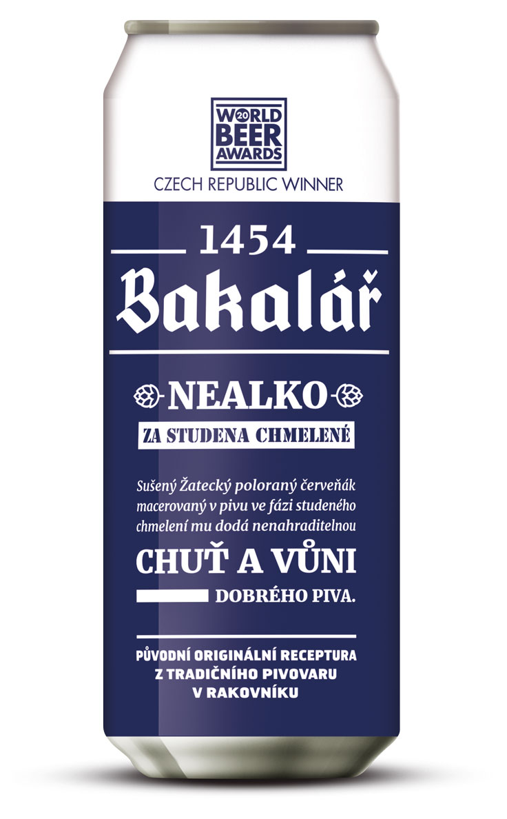 

Пиво безалкогольное Bakalar Nealko Za Studena Chelemy светлое фильтрованное 0,5%, 500 мл
