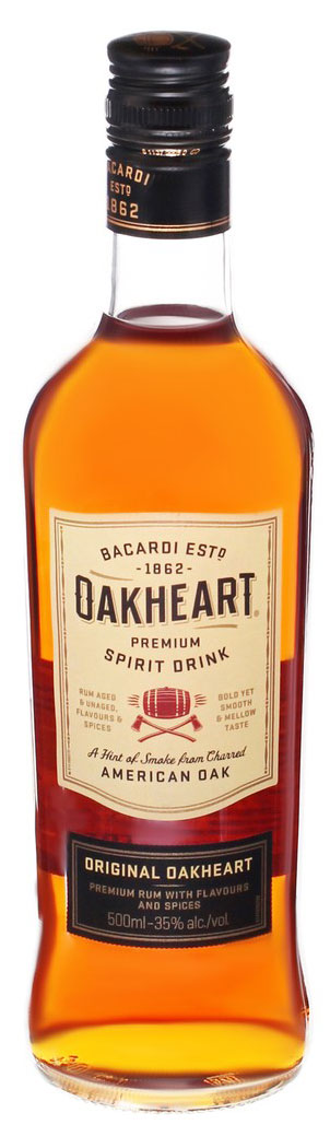

Ром Bacardi Oakheart Original Италия, 0,5 л