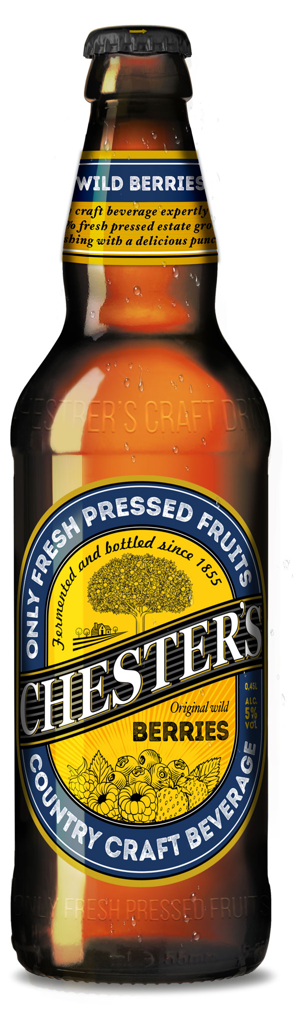 

Сидр Chester's Лесные ягоды 5,5%, 0,45 л