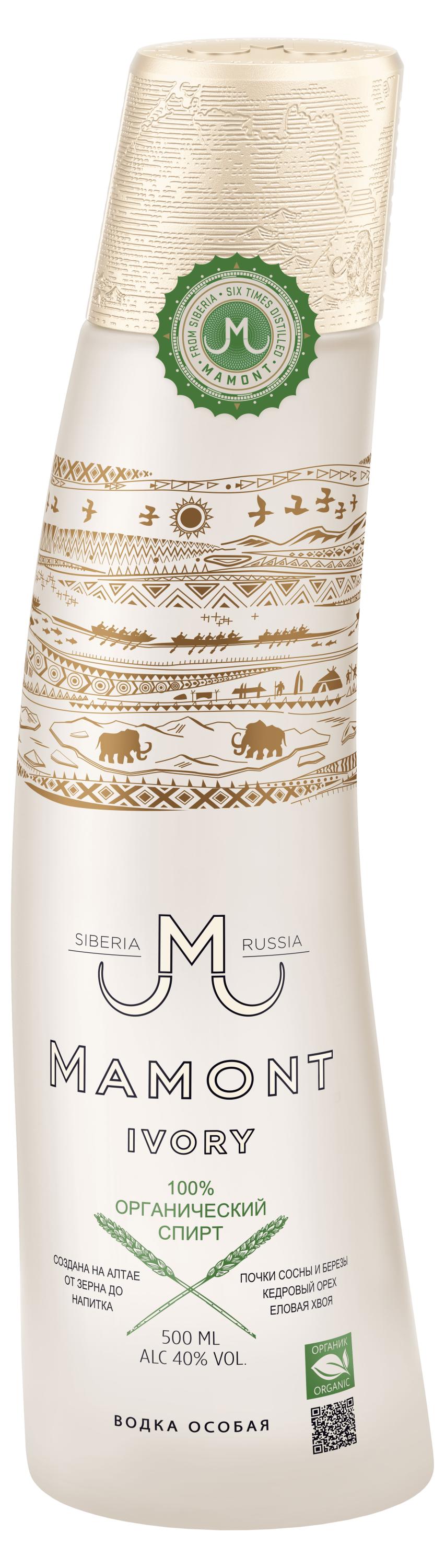 

Водка Mamont Ivory Россия, 0,5 л