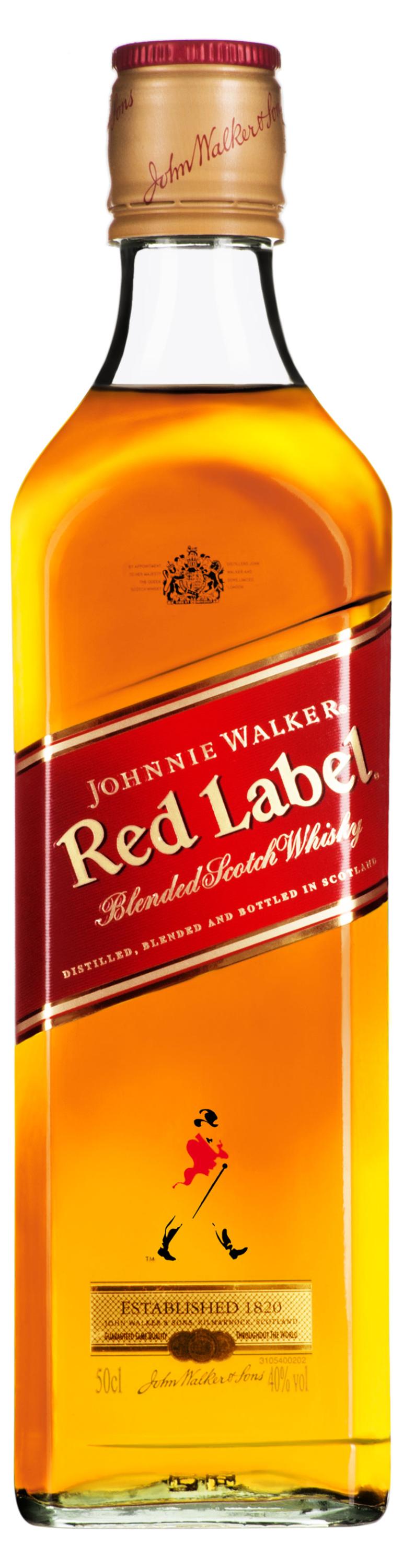 Изображение товара Виски Johnnie Walker Red Label, 0,5 л, Шотландия — Купажированный виски