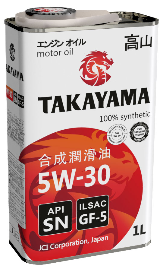 TAKAYAMA | Моторное масло TAKAYAMA GF-5 SN 5W30 синтетическое, 1 л