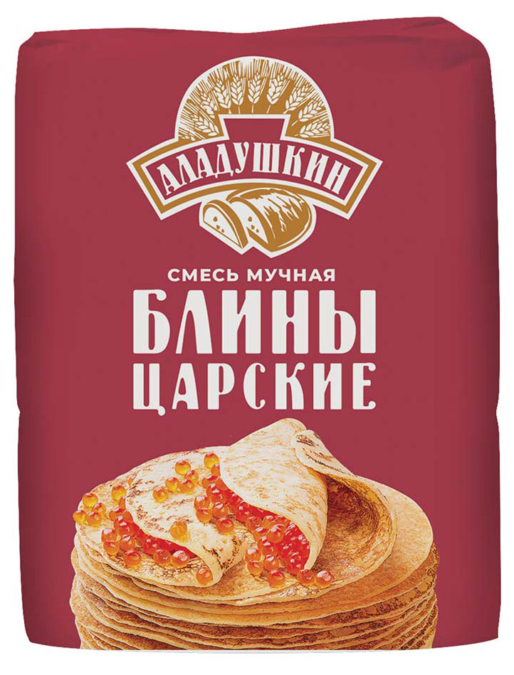 

Смесь для выпечки Аладушкин блины царские, 800 г