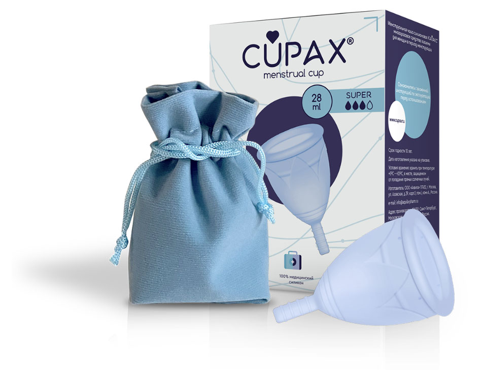 

Чаша гигиеническая Cupax regular голубая
