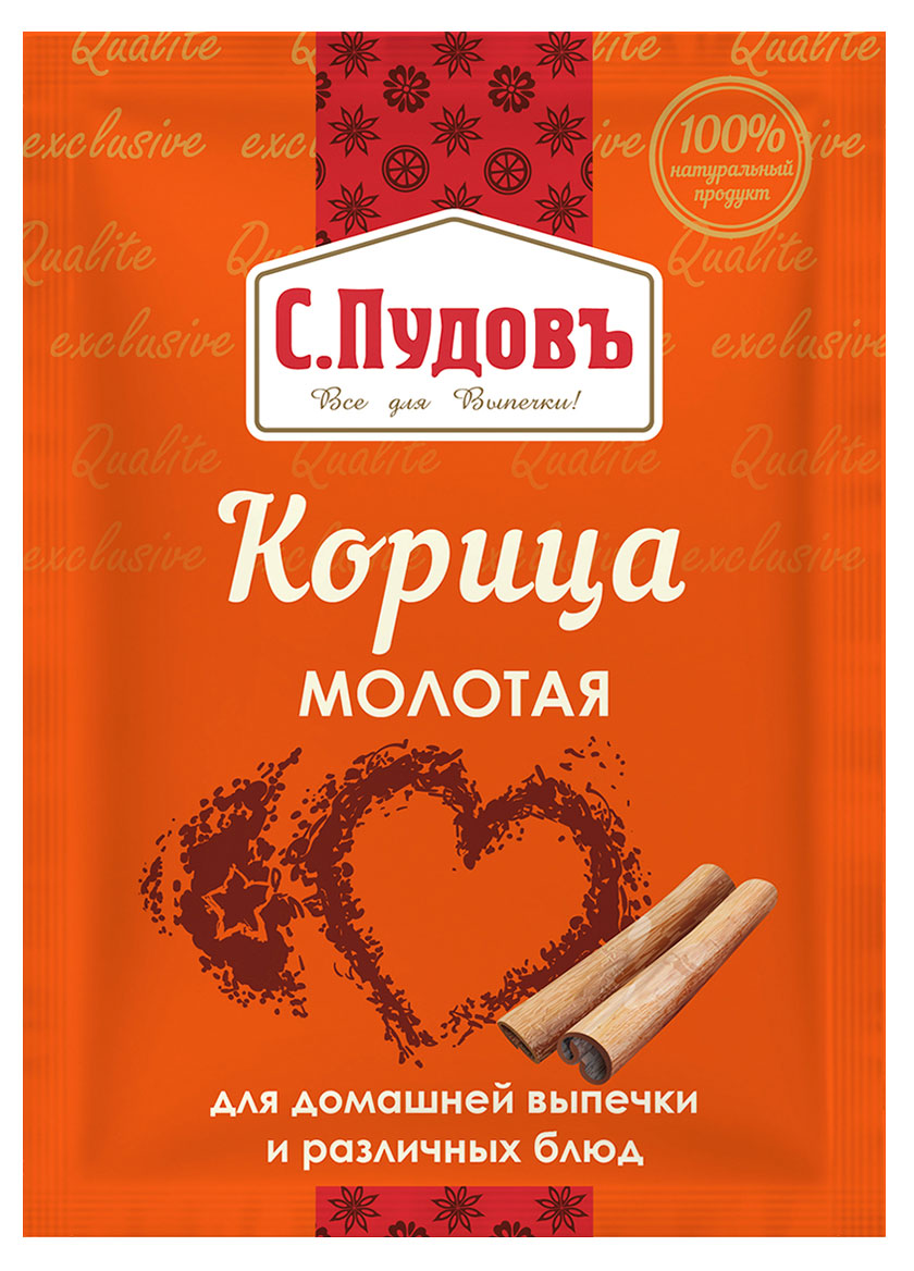 

Корица молотая С.Пудовъ пленка, 25 г