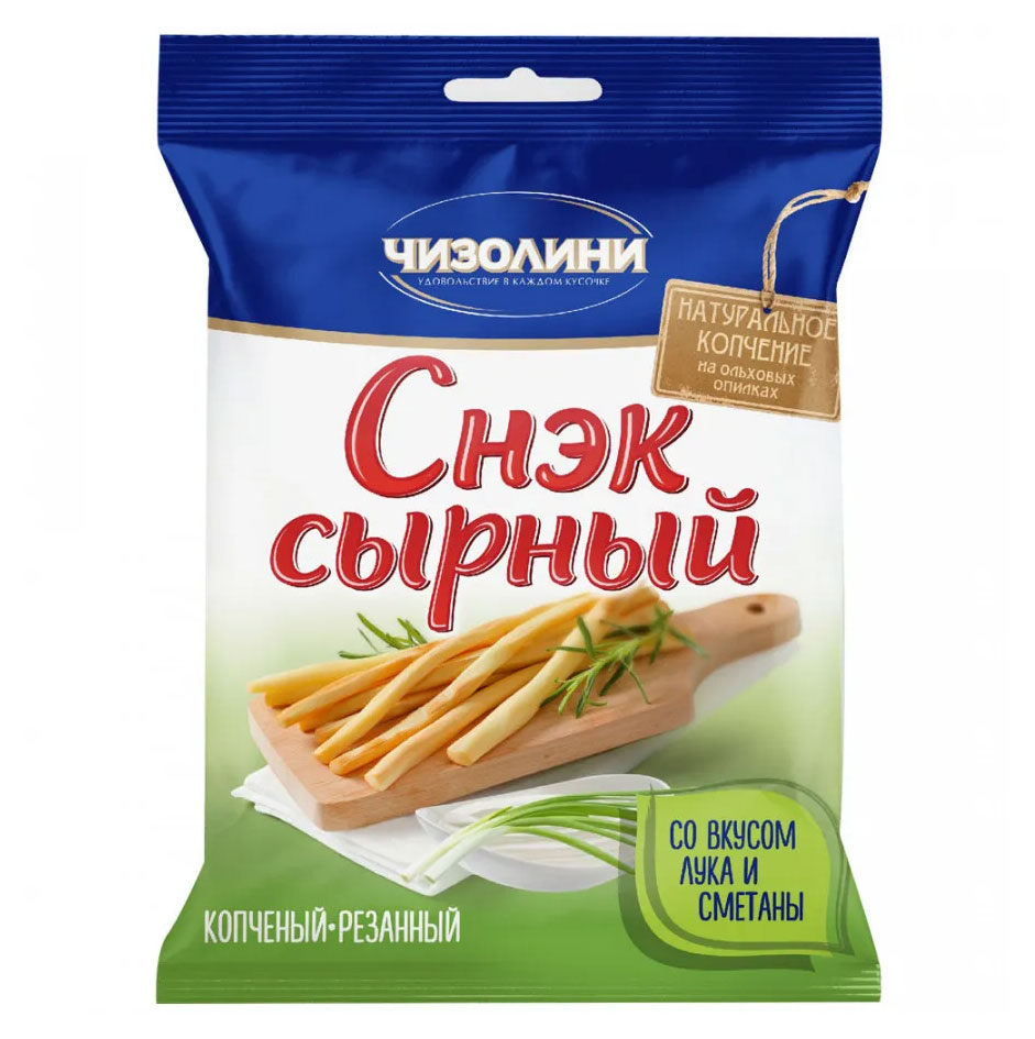 

Сыр копченый Чизолини Чечил со сметаной и луком, 30 г