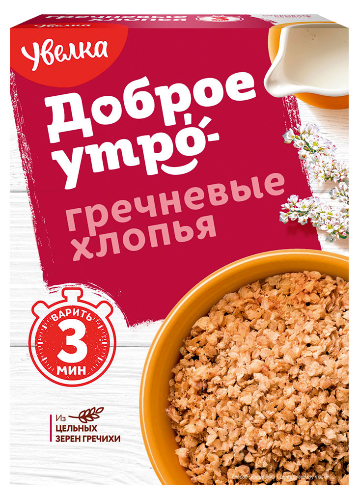 

Хлопья гречневые Увелка, 400 г