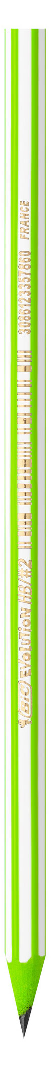 

Карандаш BIC Evolution Stripes чернографитовый HB корпус с полосками
